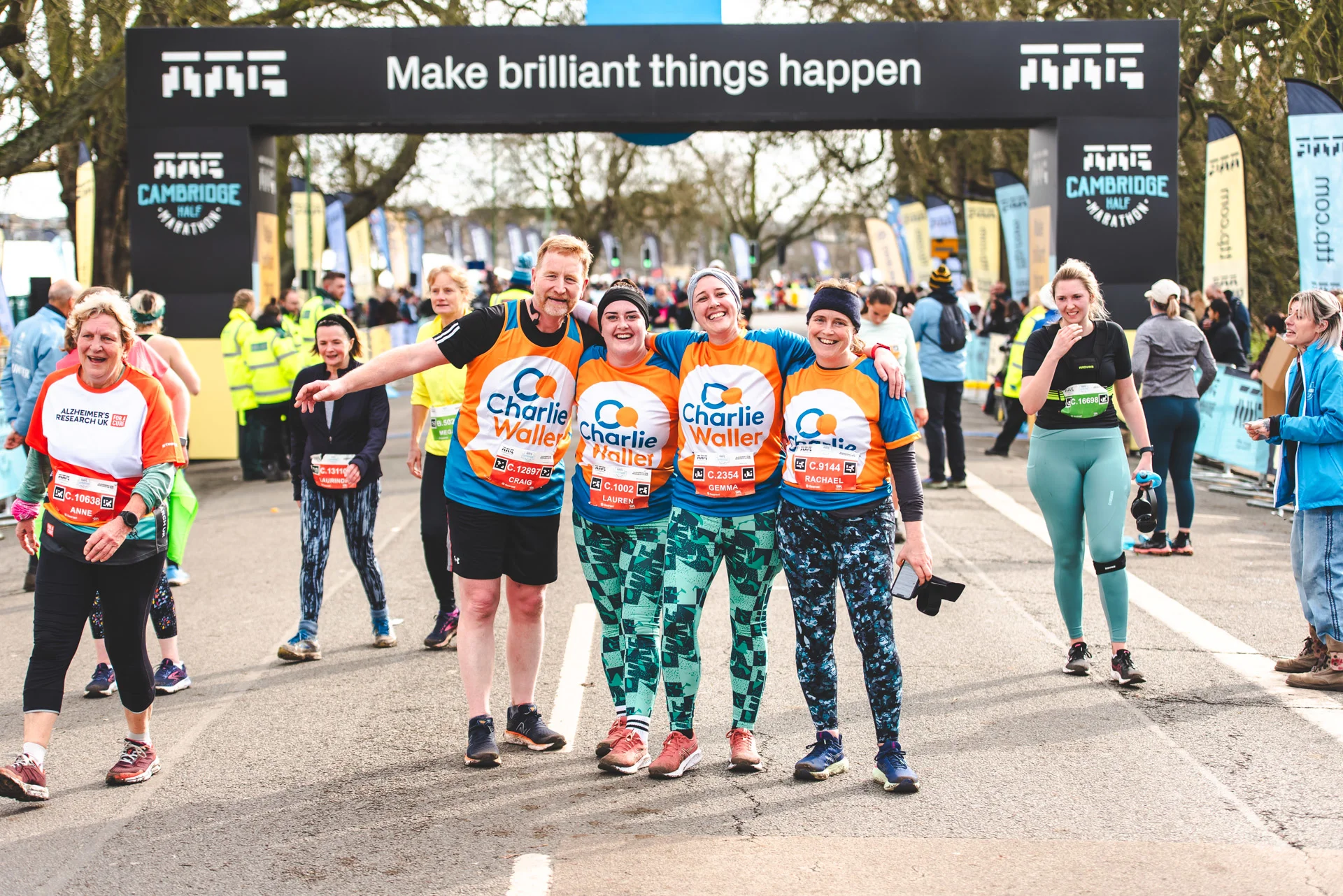 Cambridge Runners in a group