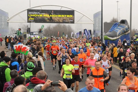 Manchester marathon runners Manchester marathon runners