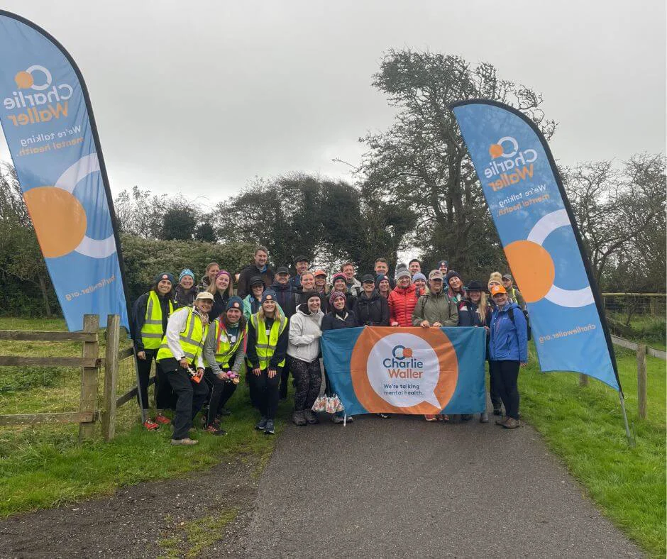 Walk for Wellbeing South Downs group photo Walk for Wellbeing South Downs group photo