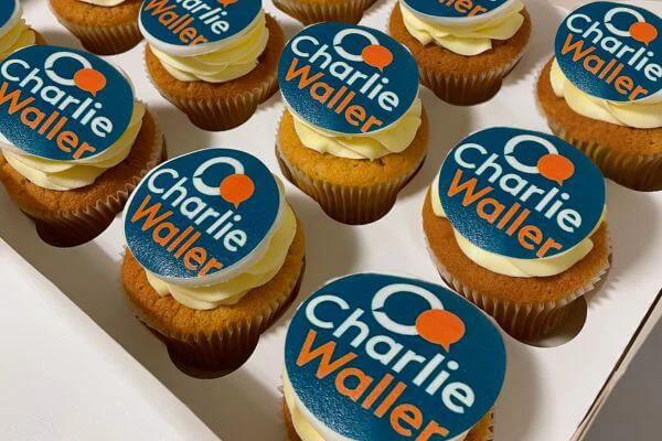 Charlie Waller branded cakes