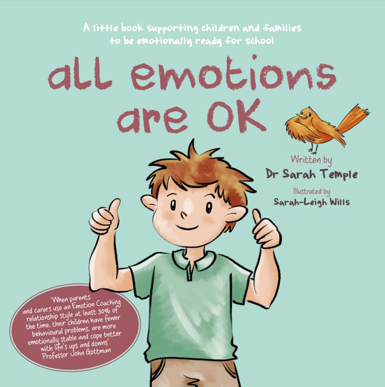 Cover of book: all emotions are okay
