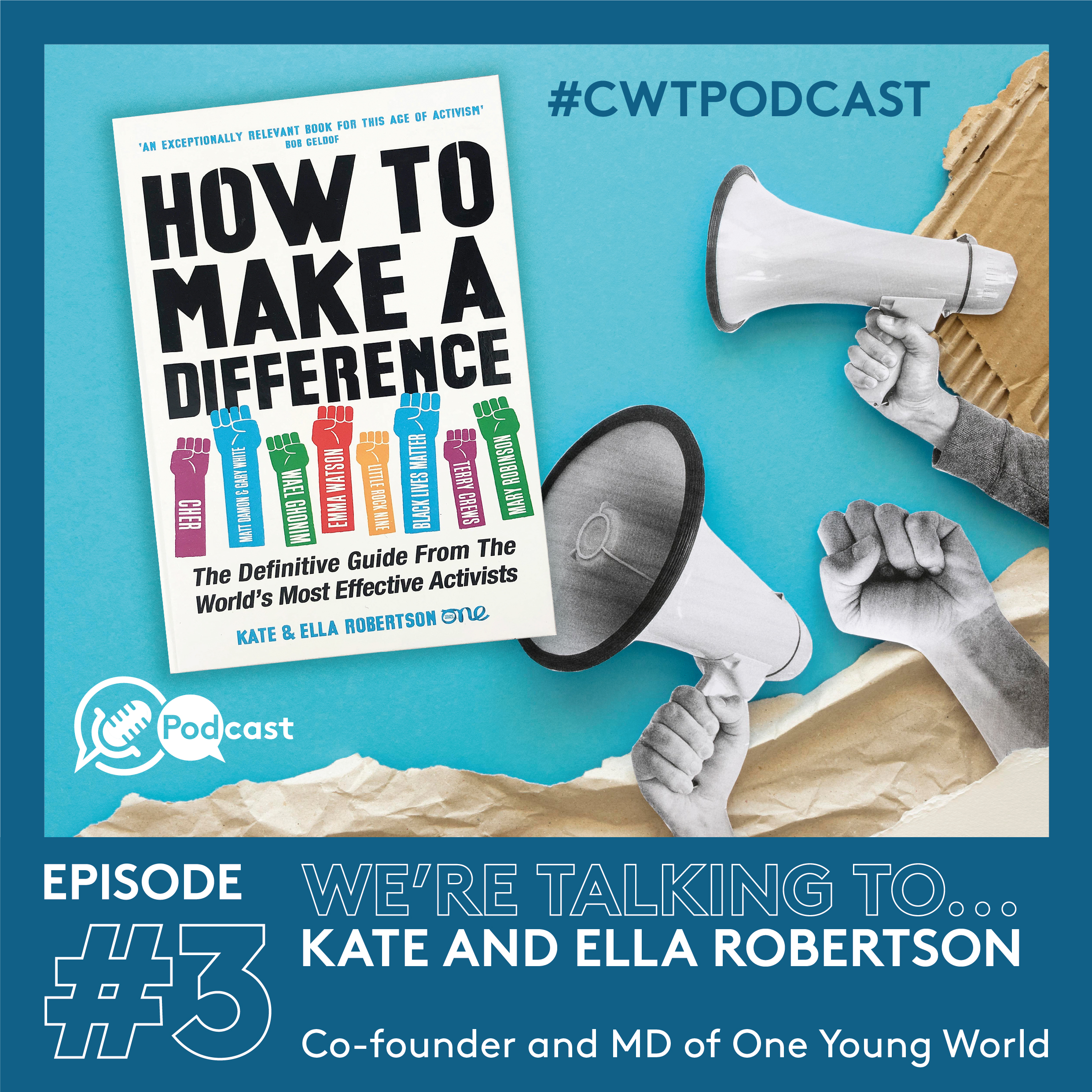 Image of Kate and Ella Robertsons book on the podcast episode artwork