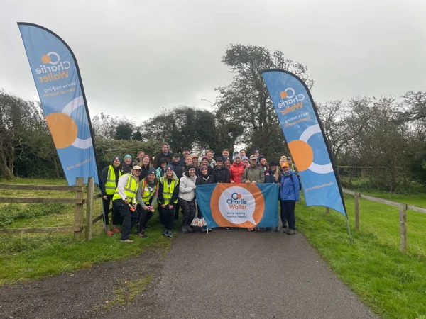 Group of walk for wellbeing south downs walkers