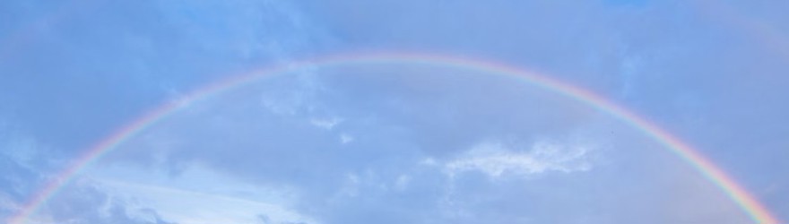 Rainbow in the sky